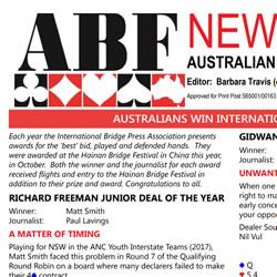 ABF Newsletter cover